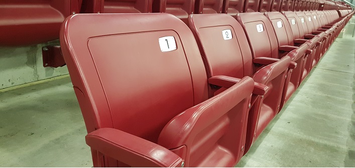 Seats in the Don Lough Arena will bear dedication plaques on the arm rests, similar to those in the Algonquin Theatre