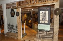 Entrance to the Muskoka Museum exhibit War: What is it Good For?