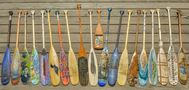 Algonquin Outfitters’ Paddle Art auction supports local art groups