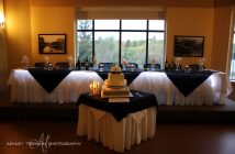 Active Living Centre wedding head table