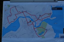Two routes followed town roads