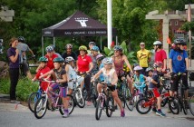 Both kids and adults enjoyed the 2 km kids' route
