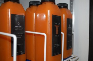 Bottles of Totem Juice