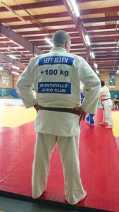The Huntsville Judo Club has Jeff Allen's back - literally!