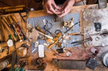 A Muskoka Autumn Studio Tour jeweller at work