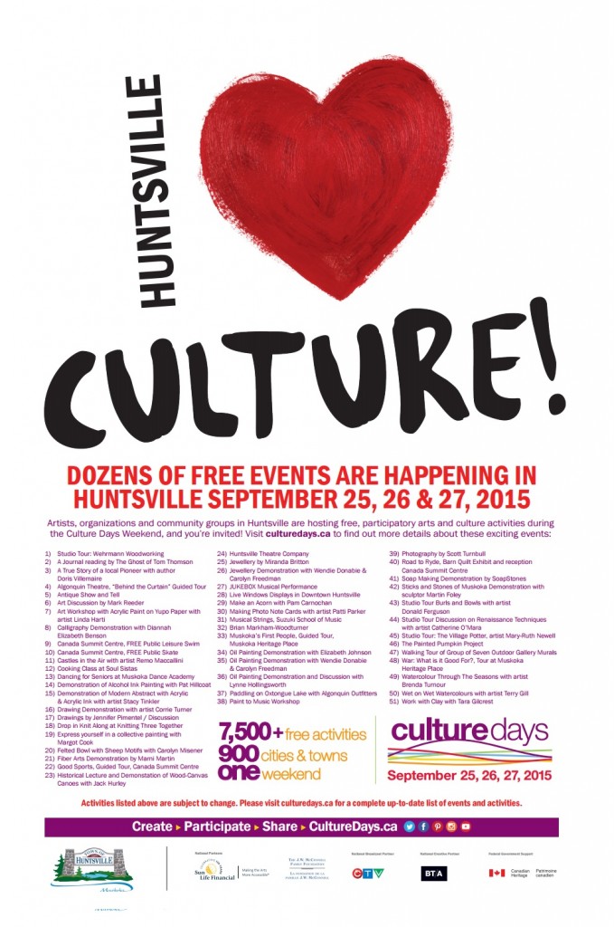 Culture Days flyer