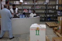 The pharmacy in the Hangu, Pakistan hospital is stocked with first-rate drugs to treat most ailments