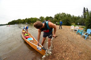 The River X course featured 20 portages breaking up long sessions of river and lake paddling