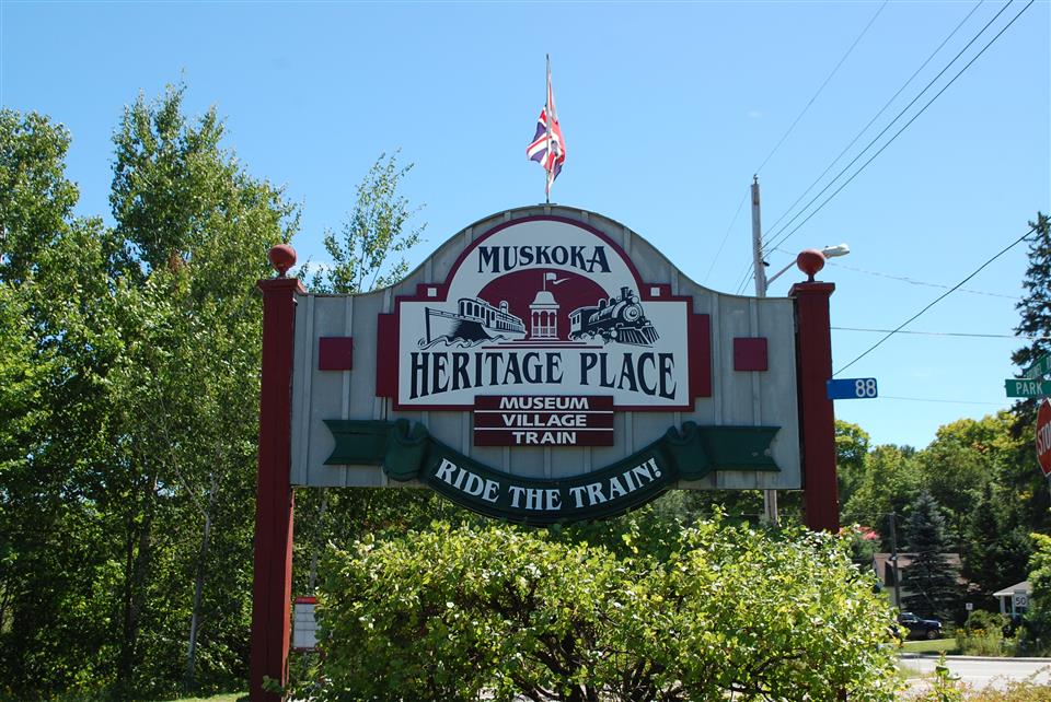 Muskoka Heritage Place sign 1 dh web