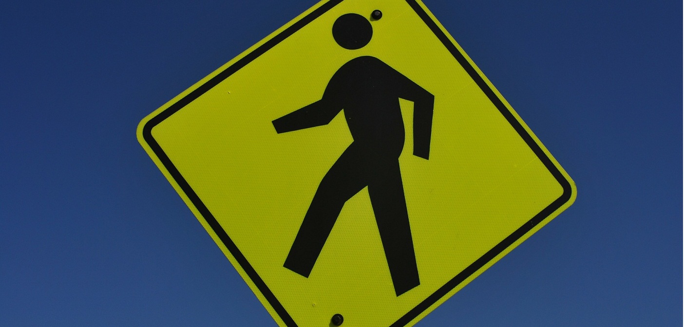 Pedestrian sign