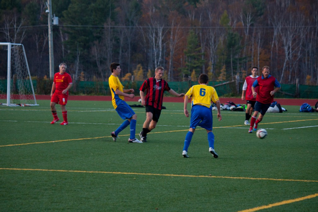The Hoyas played a friendly against the competitive men's Huntsville Strikers club on Tuesday