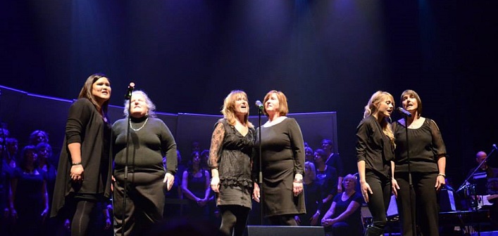 The Muskoka Rock Choir in their 2014 performance Walking on the Sun