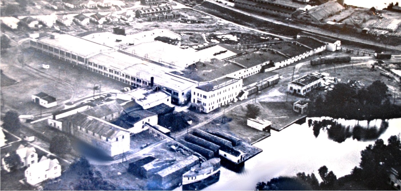 An early aerial view of Huntsville