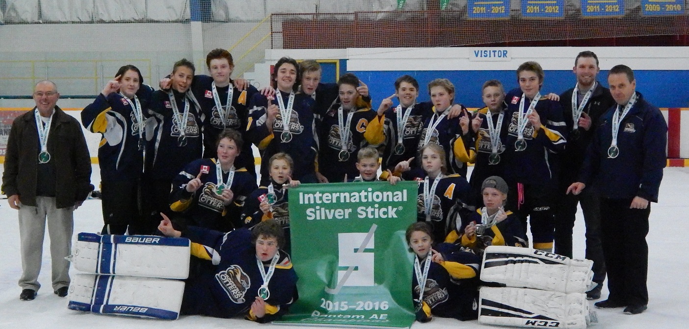 Bantam AE Otters are Silver Stick Champions