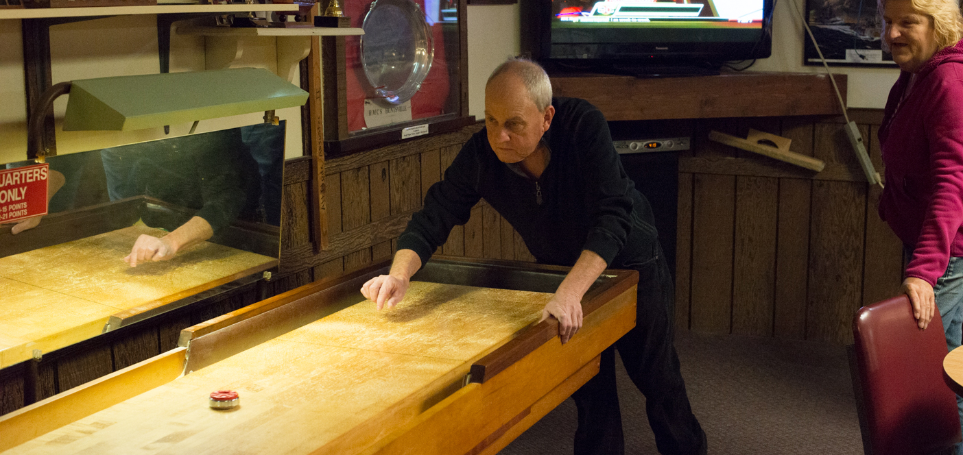 Looking for a new sport this winter? Learn shuffleboard from the pros