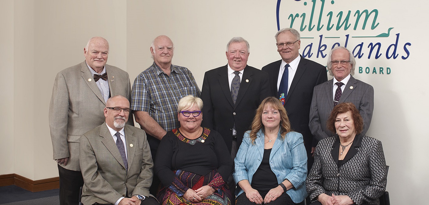 TLDSB Trustees Bruce Reain centre back