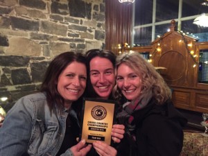 Canadian Champions in Women’s 40-49: Tina Steele, Jennifer Nicholson and Tannis Wetlauffer