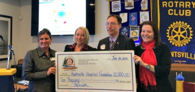 Rotary Club of Huntsville Donates $10,000 to Huntsville Hospital Foundation