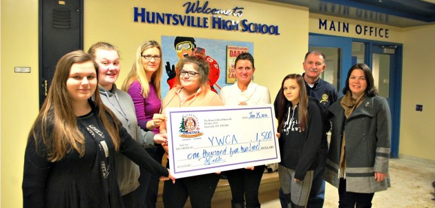 Rotary Club of Huntsville continues to empower girls with donation to YWCA Muskoka