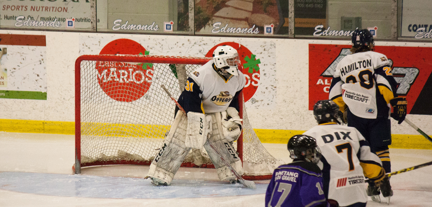 Goaltender Nathan Andonides has held opponents scoreless in three of his first four games as an Otter