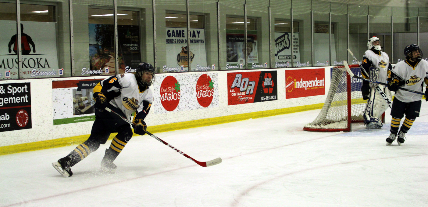 Despite scoring three third-period goals against the Shamrocks, the Otters were unable to complete the comeback in game one