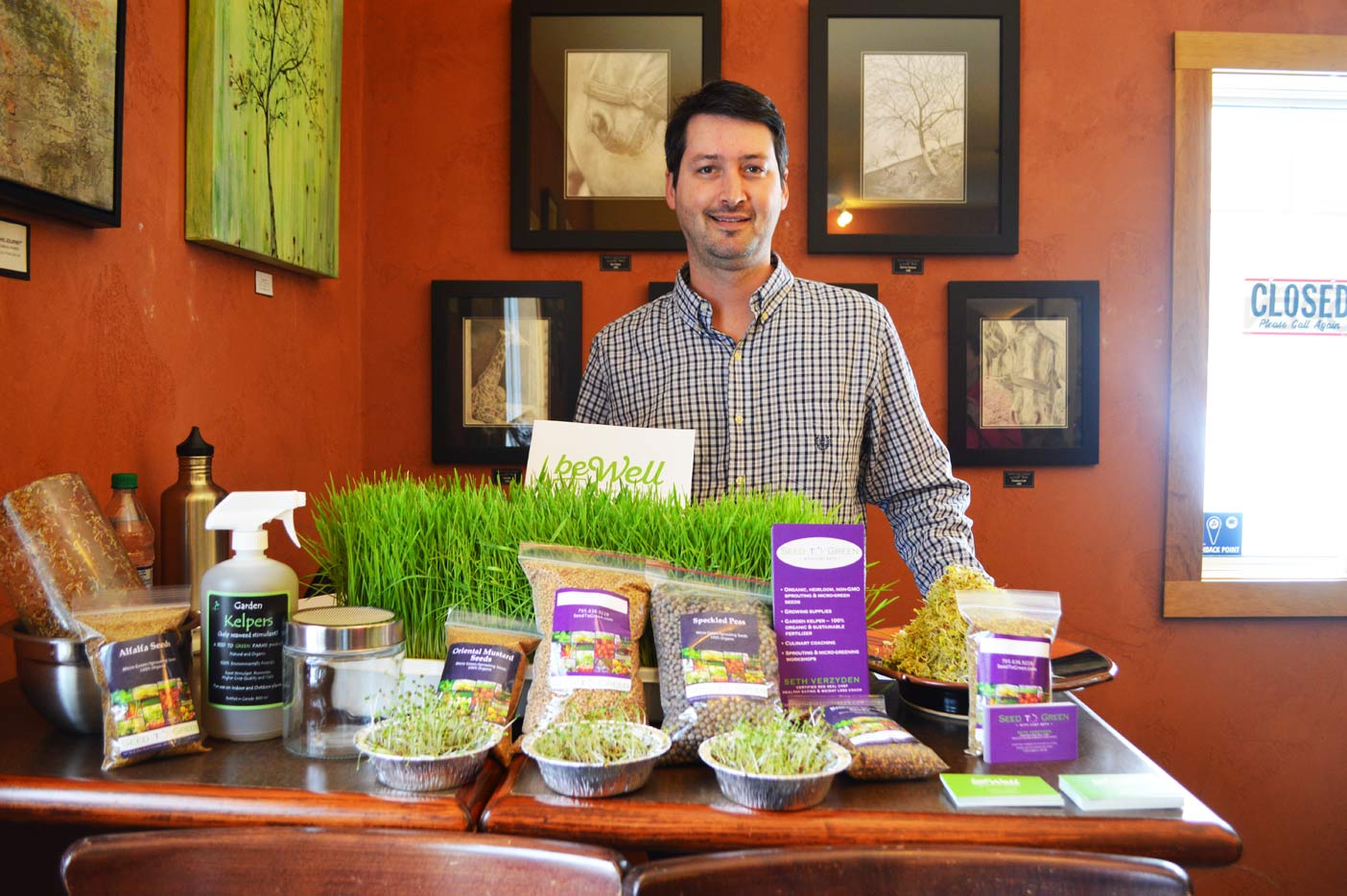 Local chef Seth Verzyden's got it growing on
