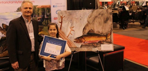 Young artist and angler Madeline Swan wins provincial art contest