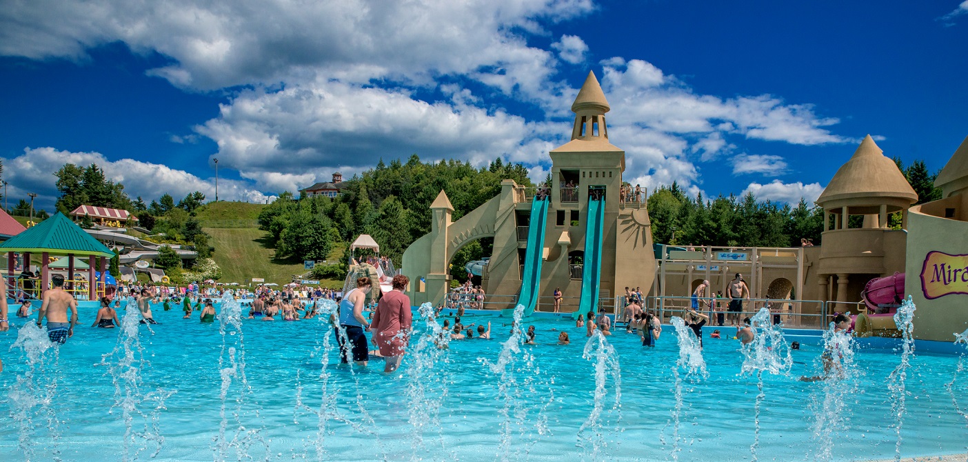 Valcartier Vacation Village, near Quebec City, has a wide variety of summer and winter activities. Photo: Valcartier Canada ©2015