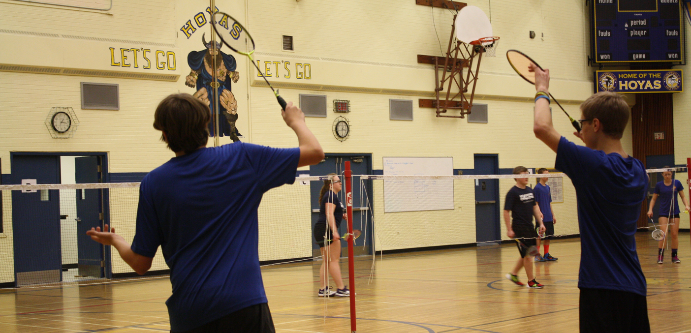 Five tournaments into their season, the HHS Badminton team is hitting their stride under the direction of coaches Ben Van der Staay and Dan Barnett