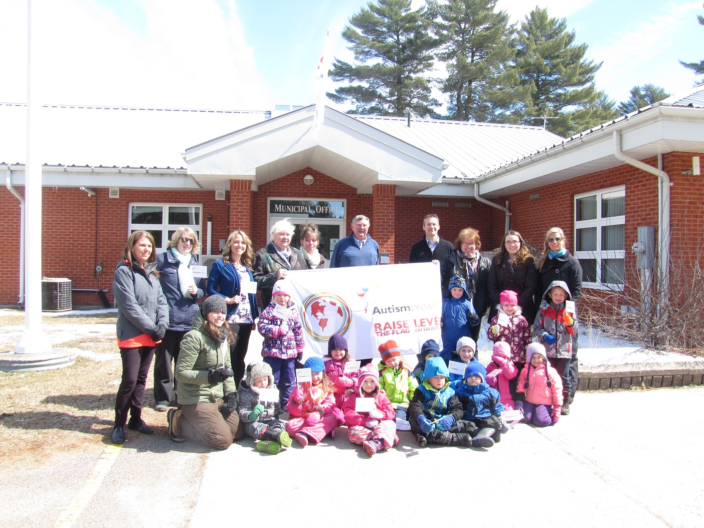 Muskoka communities Raise the Flag for autism awareness Huntsville Doppler