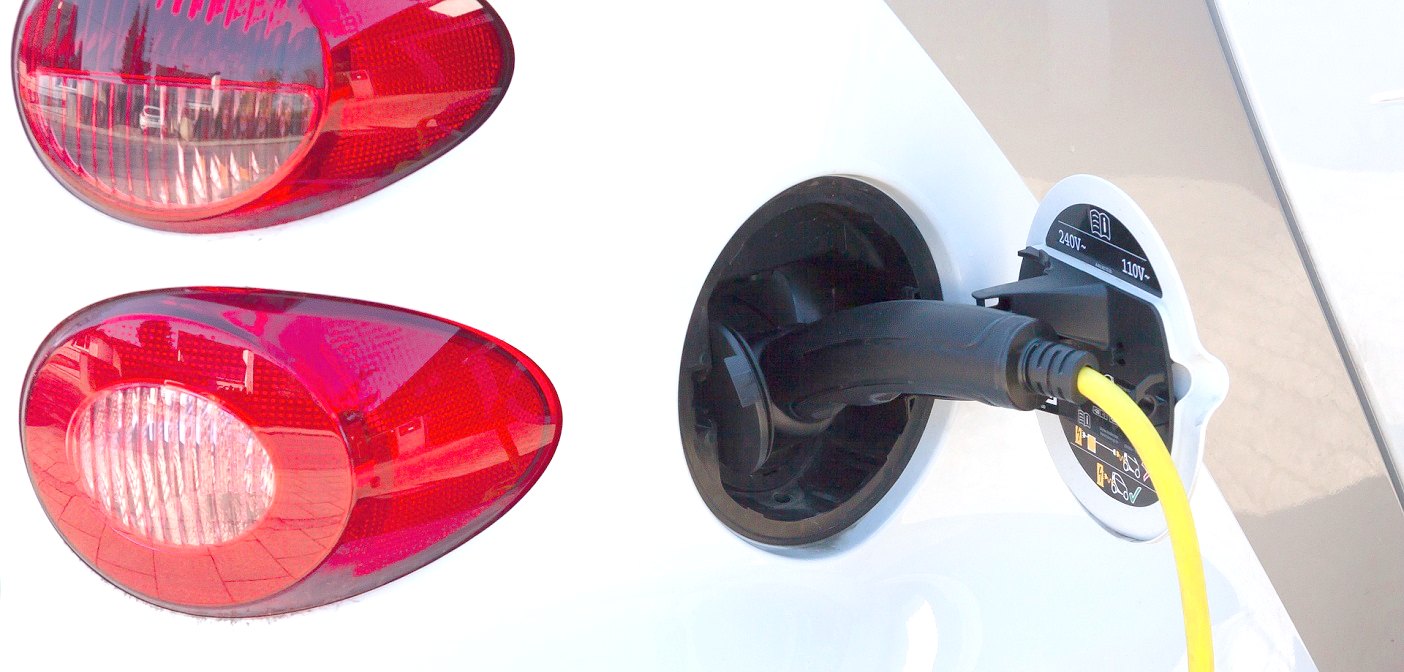 Electric car header