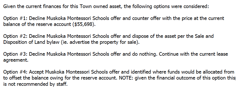Montessori options
