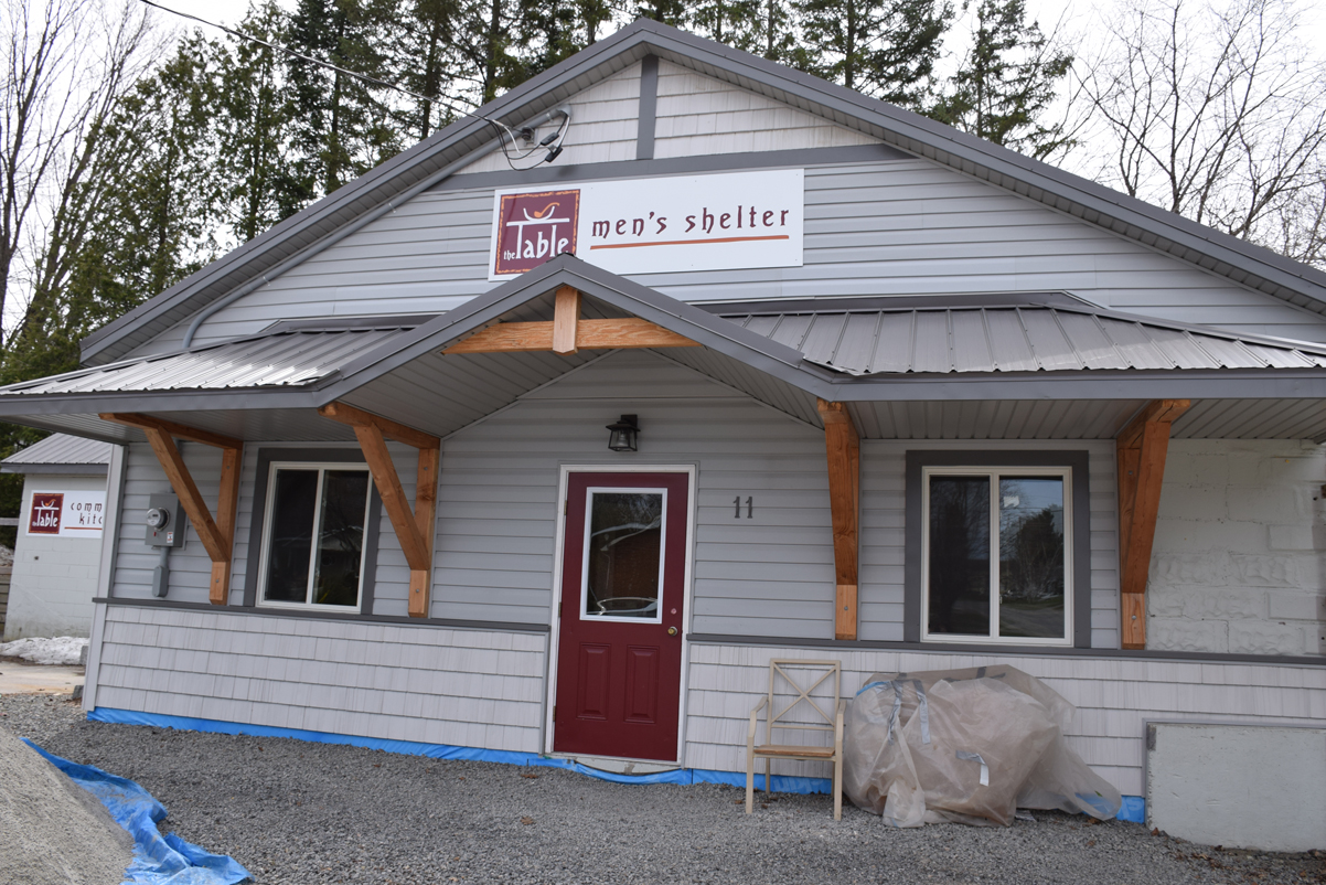 The Table Men’s Shelter, shown in a photo from May 2016. It is still not open.