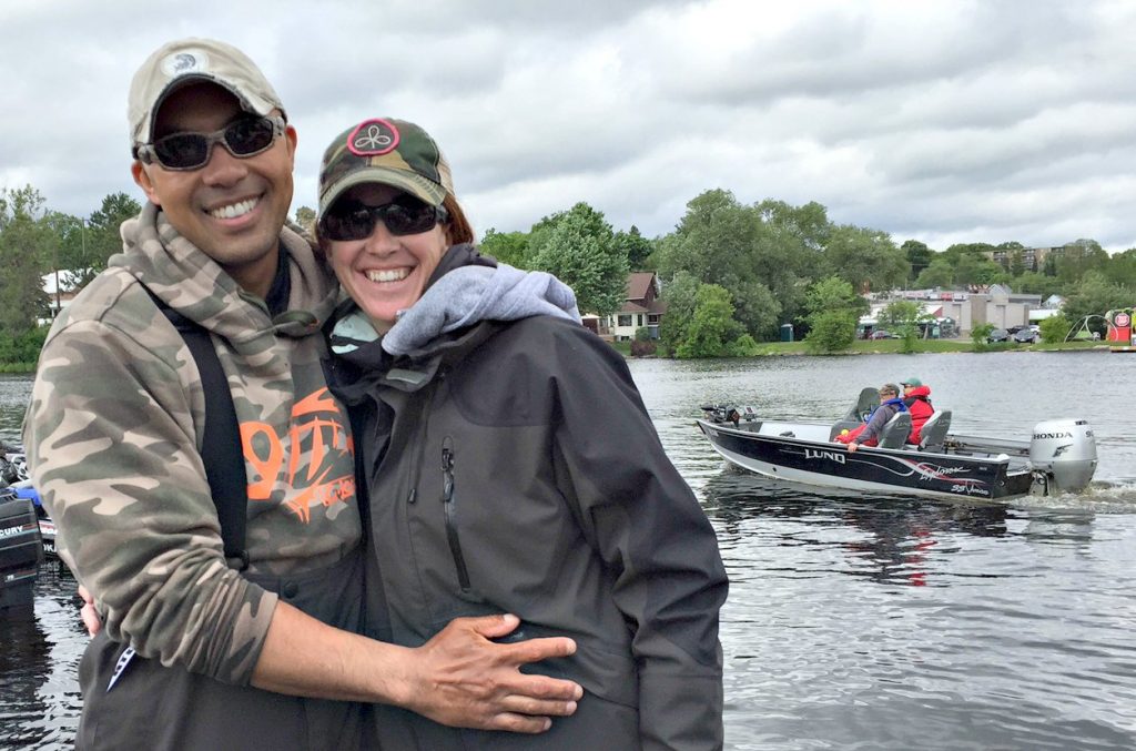 Eon Lam and Jayme Cook of Keswick brought in the largest pike of the day at 39 inches.