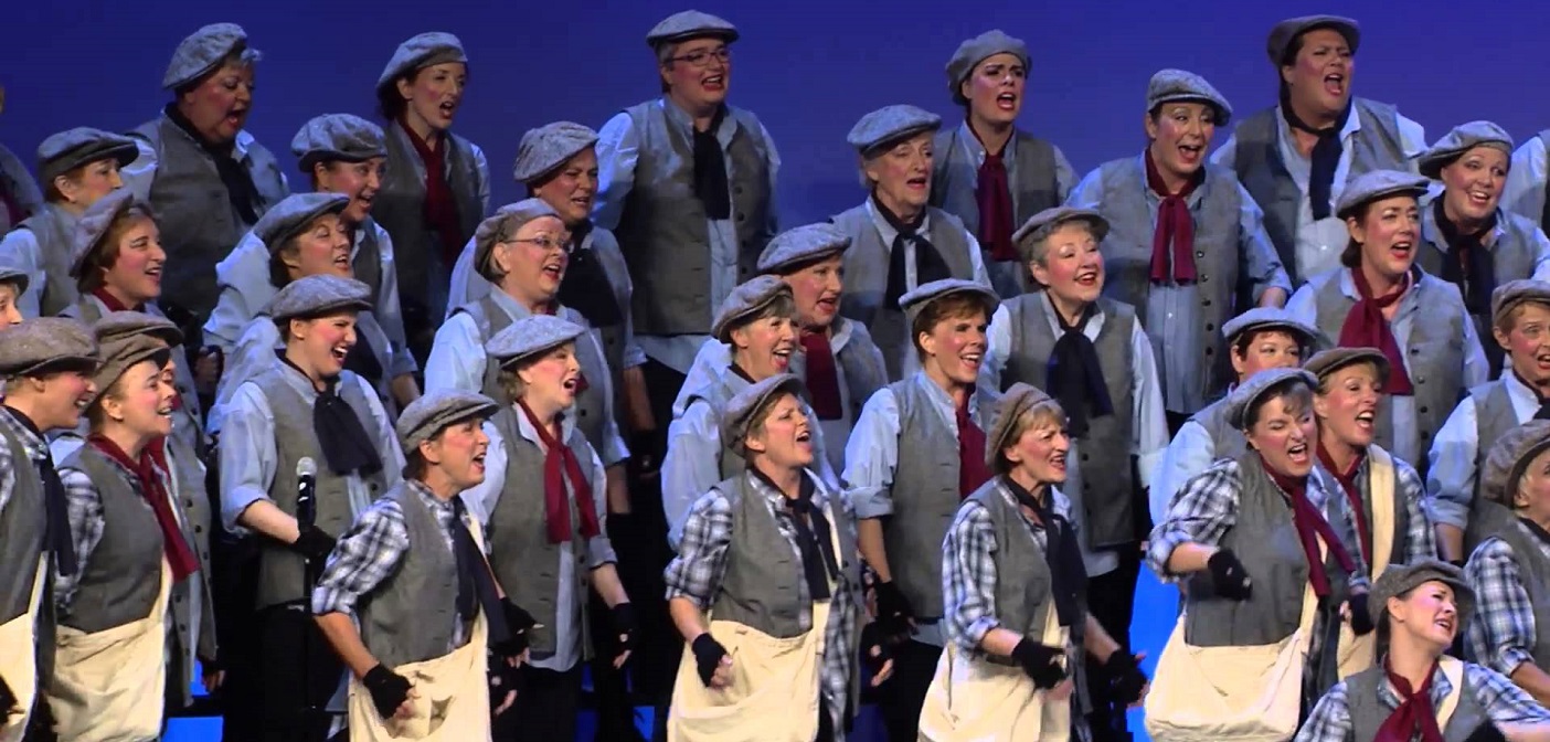 Award-winning The North Metro Chorus performing “Newsies”. The singers are special guests for the Muskoka Music Men’s 27th annual Night of Harmony.