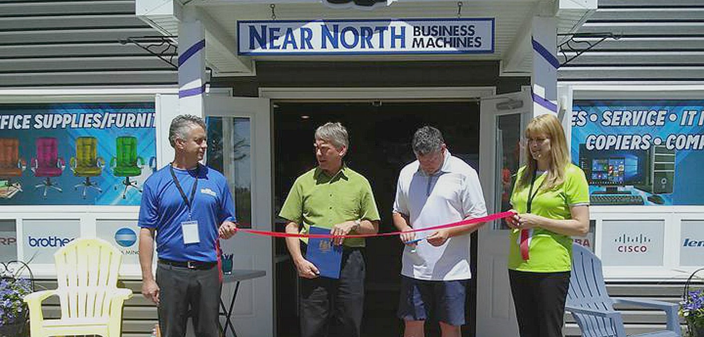 Ribbon cutting