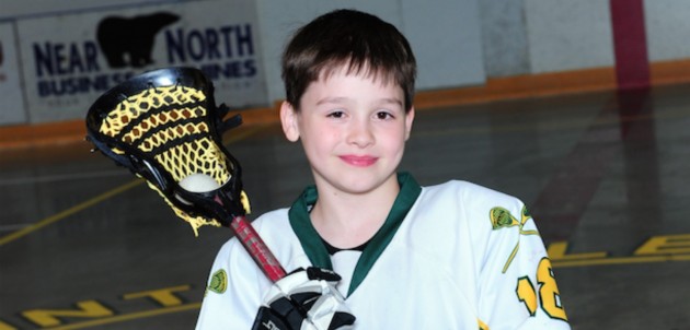 Tyson Buttus is back playing his beloved game of lacrosse