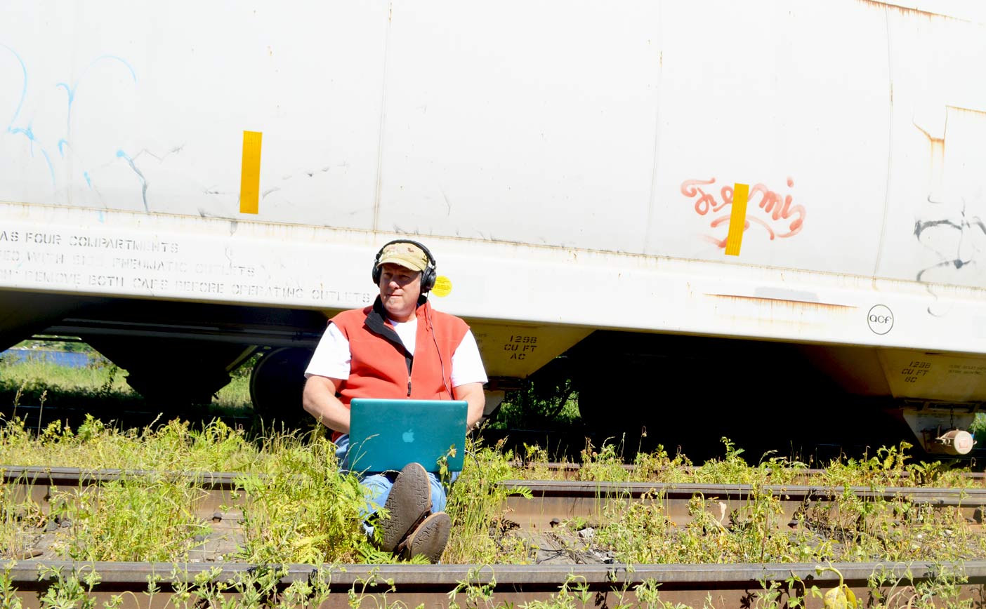 Andre Wahl will attest the best place for him to get some work done is down by the station.