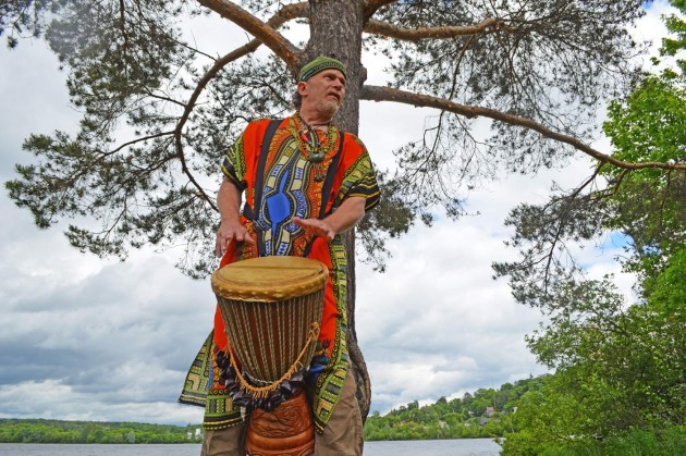 And the drum goes boom: Barry Hayward is more than just a guy with a drum