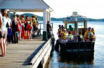Huntsville Lake of Bays fire department fire boat
