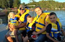 Dykstra family on the fireboat