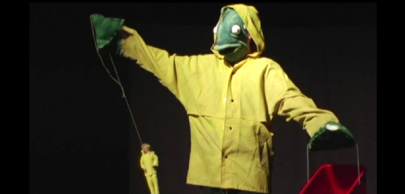 Roles are reversed in one of the sketches in SplasH20