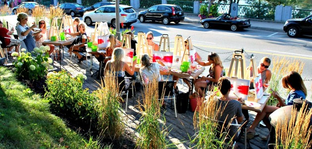 At A Glass with Class at Café Wilgress, everyone is an artist