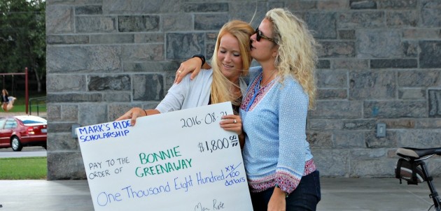 The first Mark’s Ride scholarship recipient is…