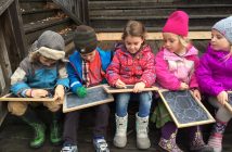Tawingo College outdoor classroom