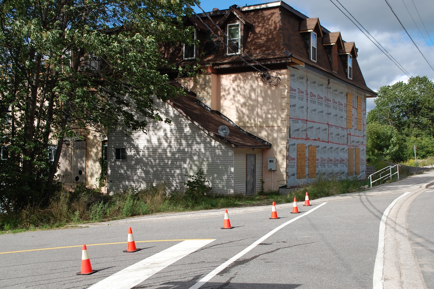Station Road was closed during the OPP investigation
