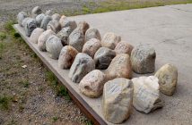 Rudi Stade's trail markers for Massasauga Provincial Park