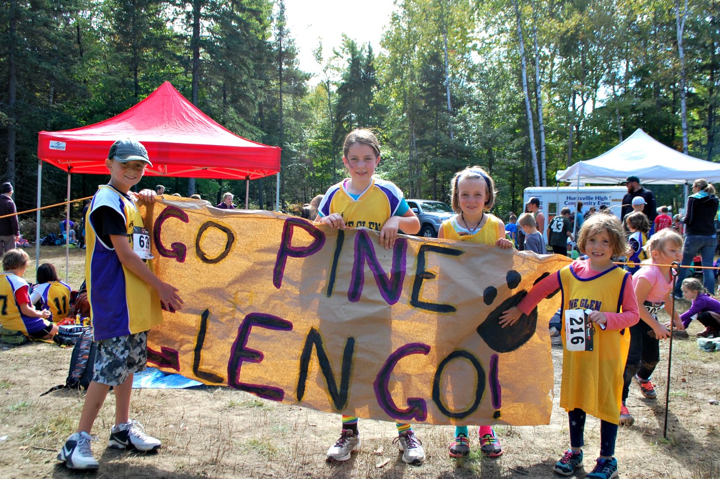 Pine Glen cross country team
