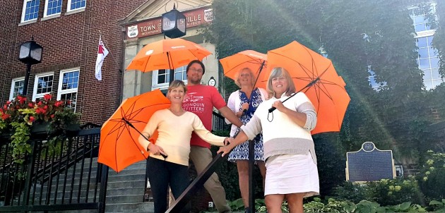 Orange these BIA umbrellas a great idea?