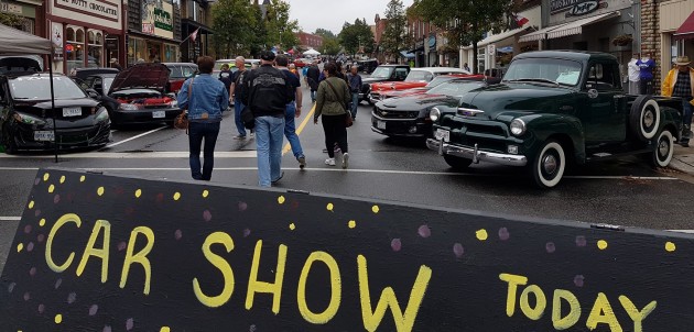Touching trucks and checking out classic cars